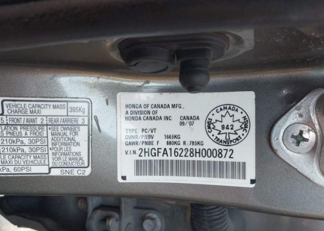 2008 HONDA CIVIC DX