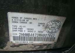 1998 ACURA 1.6EL