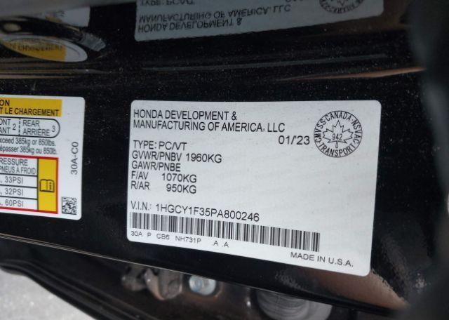 2023 HONDA ACCORD EX