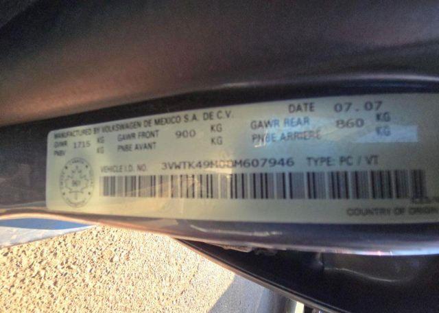 2008 VOLKSWAGEN JETTA