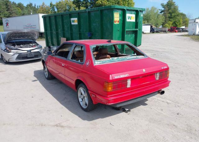 1985 MASERATI BITURBO