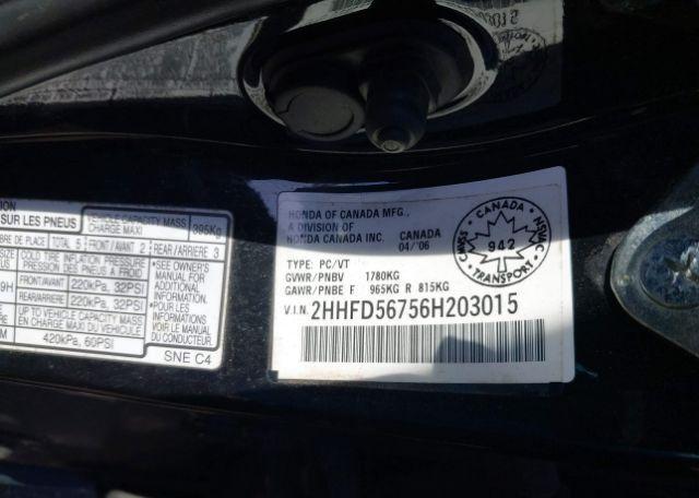 2006 ACURA CSX PREMIUM
