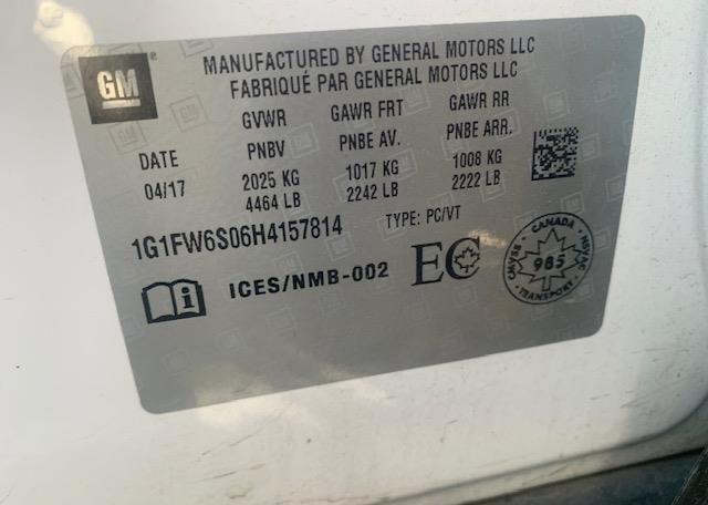 2017 CHEVROLET BOLT EV LT