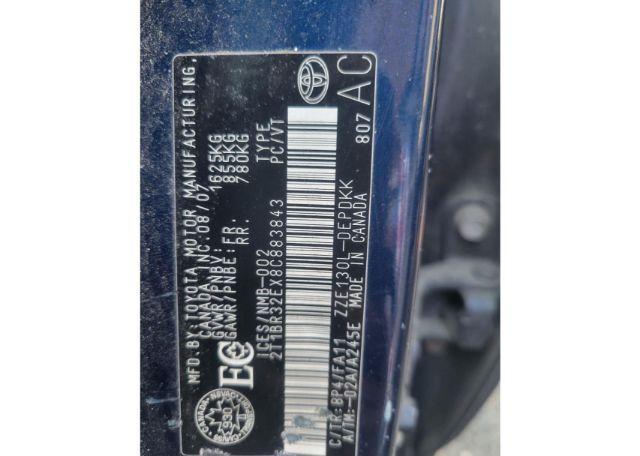 2008 TOYOTA COROLLA CE